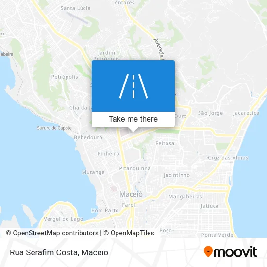 Rua Serafim Costa map
