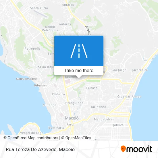 Rua Tereza De Azevedo map
