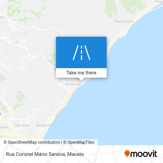 Rua Coronel Mário Saraiva map