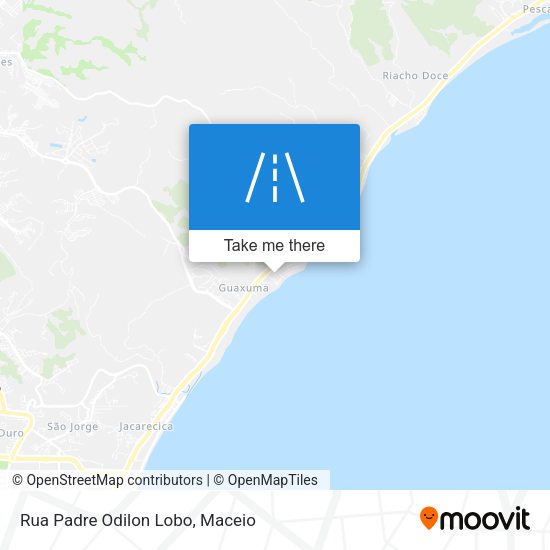 Rua Padre Odilon Lobo map