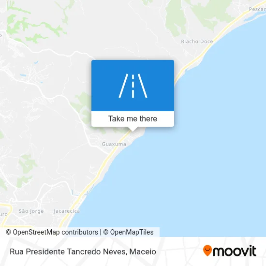 Rua Presidente Tancredo Neves map