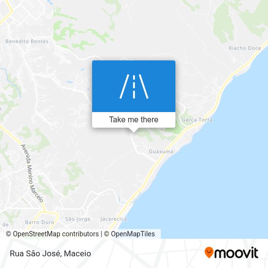 Rua São José map
