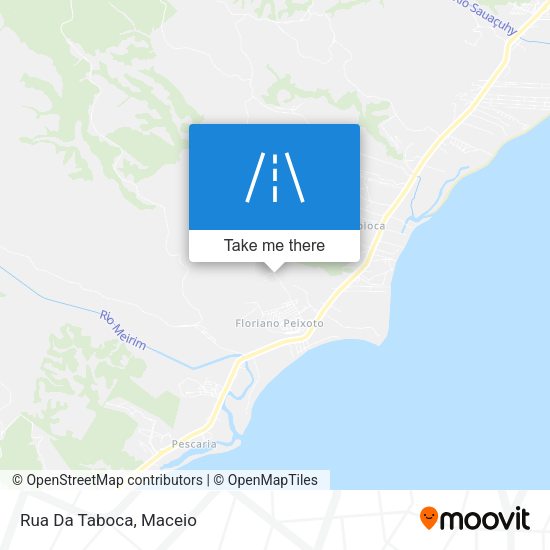 Rua Da Taboca map