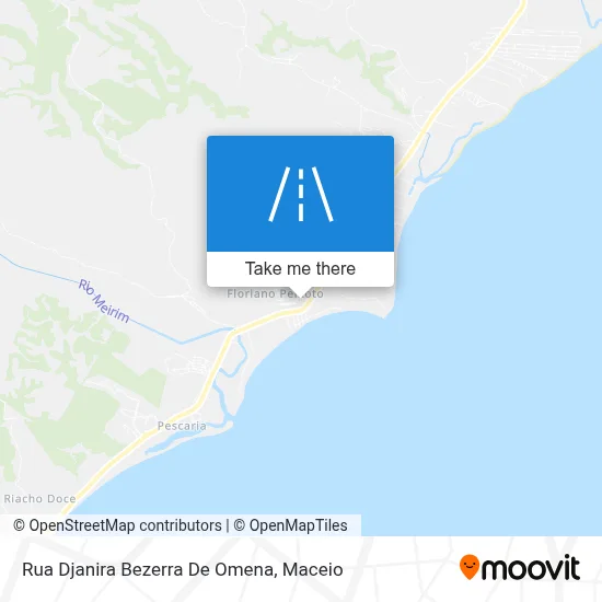 Rua Djanira Bezerra De Omena map