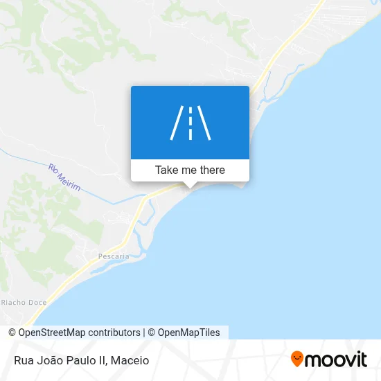 Rua João Paulo II map