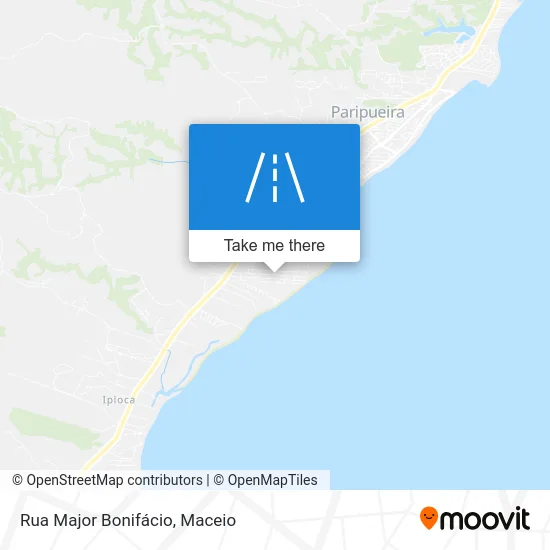 Rua Major Bonifácio map