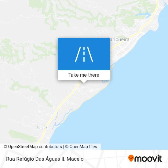 Rua Refúgio Das Águas II map