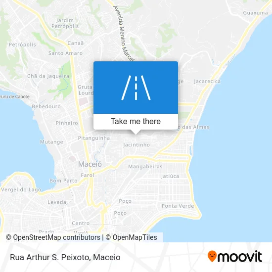 Rua Arthur S. Peixoto map