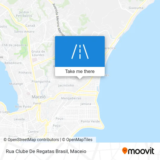 Rua Clube De Regatas Brasil map
