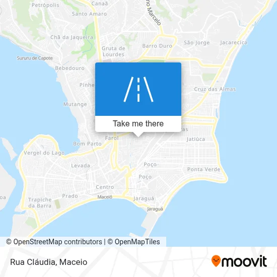 Rua Cláudia map