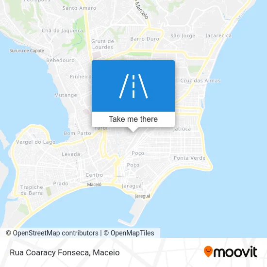 Rua Coaracy Fonseca map