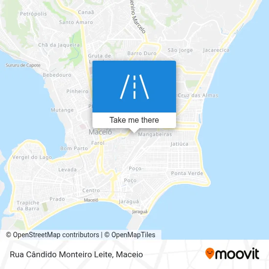 Rua Cândido Monteiro Leite map
