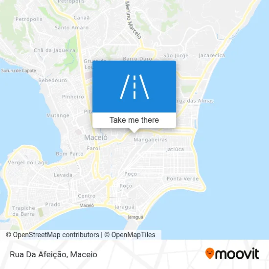 Rua Da Afeição map