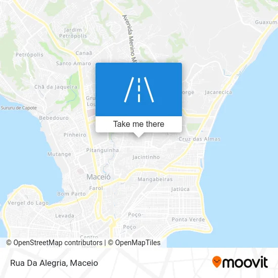 Rua Da Alegria map