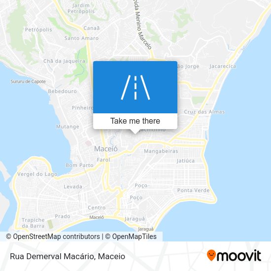 Rua Demerval Macário map