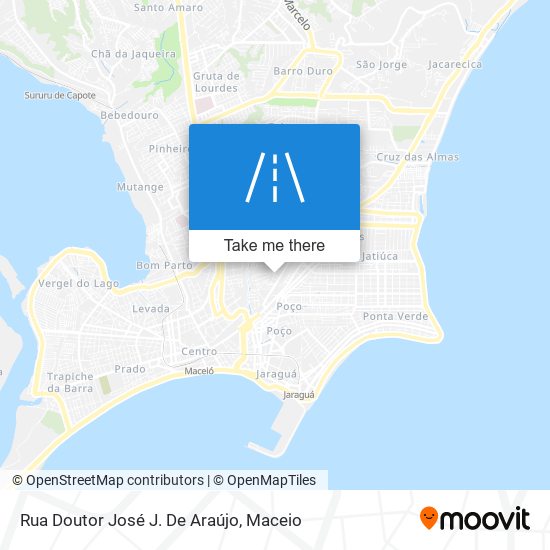 Rua Doutor José J. De Araújo map