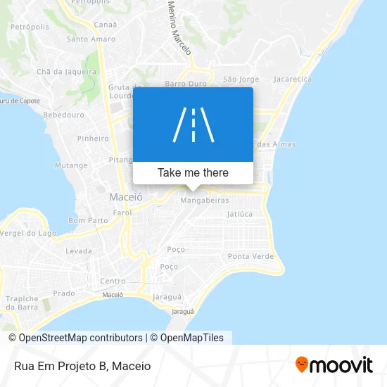 Rua Em Projeto B map