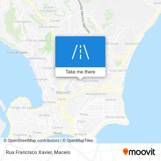 Rua Francisco Xavier map
