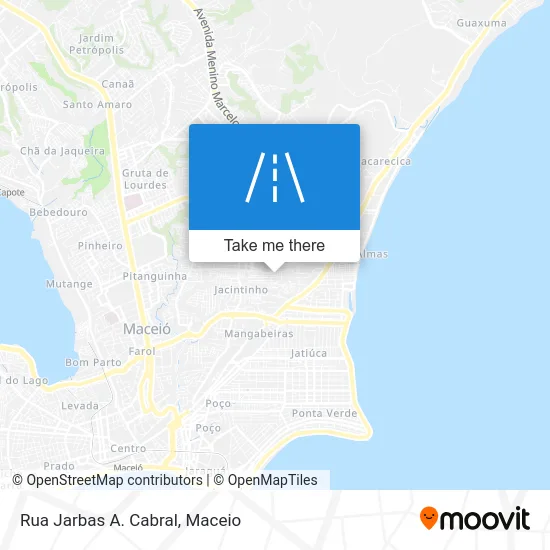 Rua Jarbas A. Cabral map