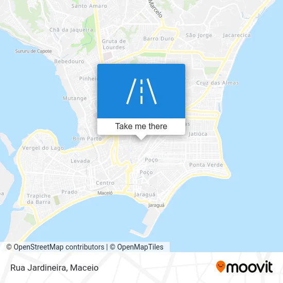 Rua Jardineira map