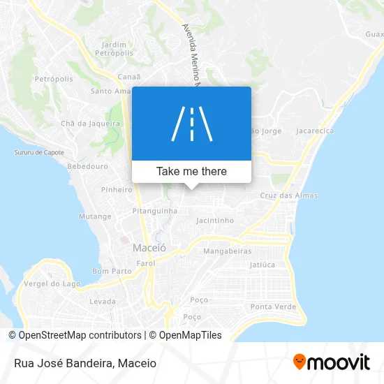 Rua José Bandeira map