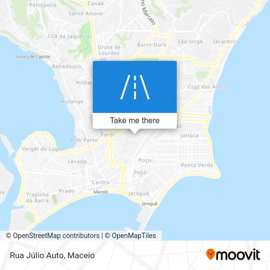 Rua Júlio Auto map
