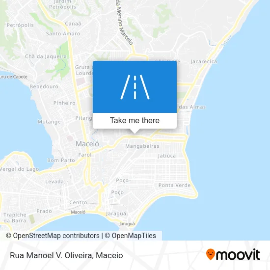 Rua Manoel V. Oliveira map