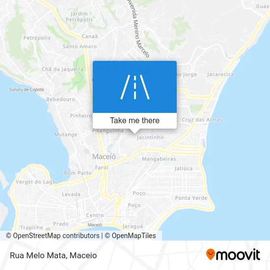 Rua Melo Mata map