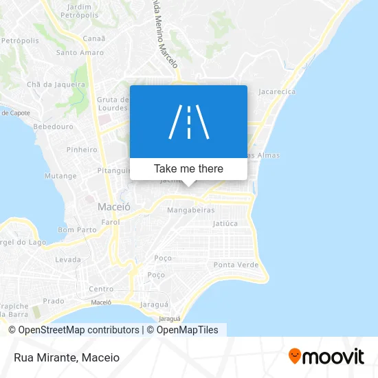 Rua Mirante map