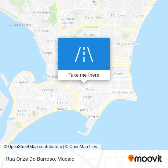 Rua Onze Do Barroso map