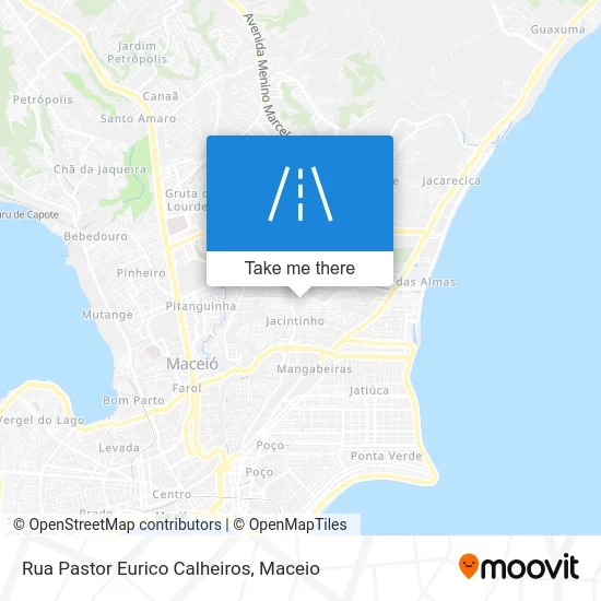 Rua Pastor Eurico Calheiros map