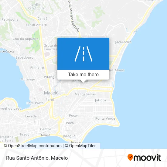 Rua Santo Antônio map
