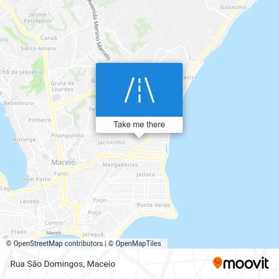 Rua São Domingos map