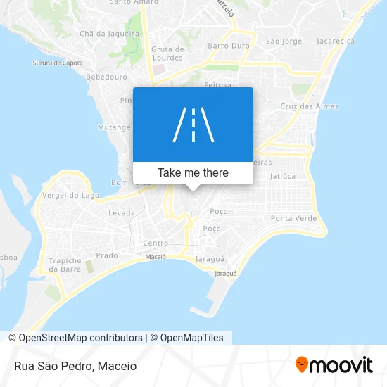 Rua São Pedro map