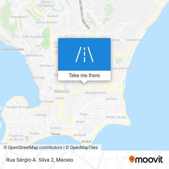 Rua Sérgio A. Silva 2 map