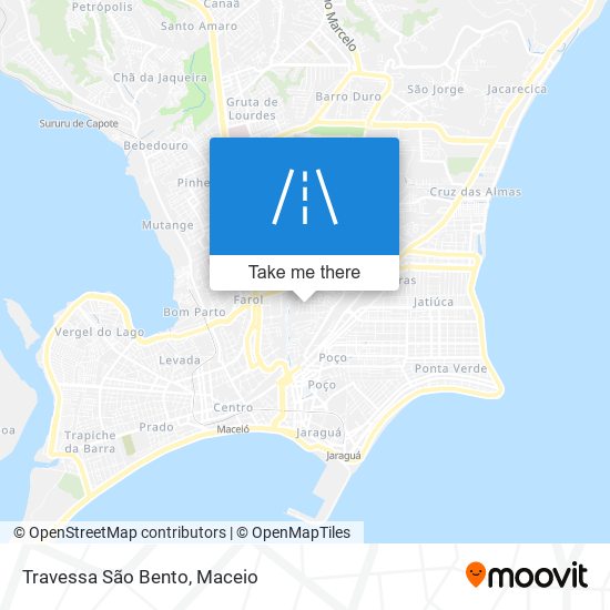 Mapa Travessa São Bento