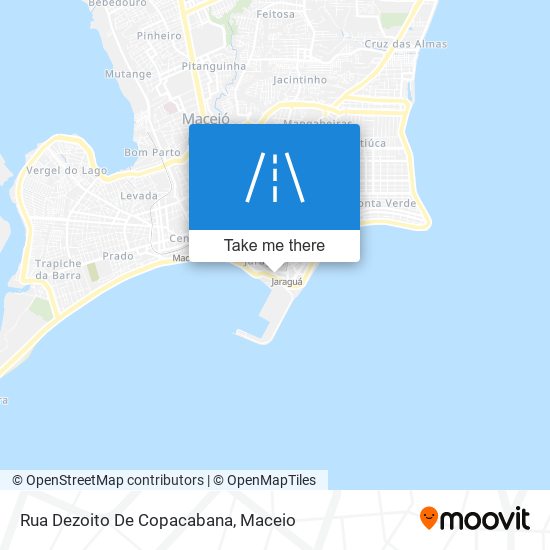 Rua Dezoito De Copacabana map