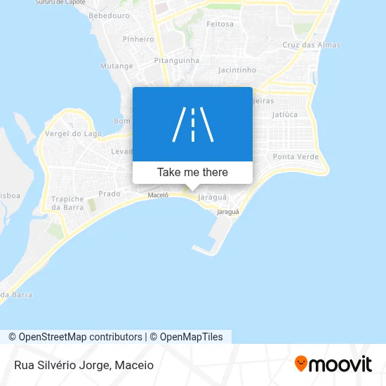 Rua Silvério Jorge map