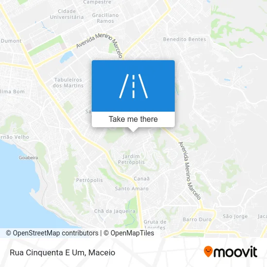 Rua Cinquenta E Um map