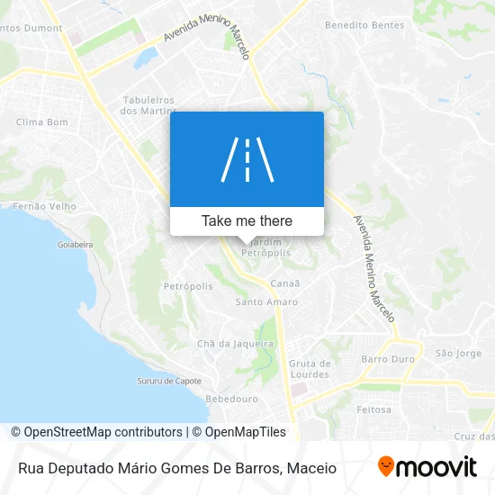 Rua Deputado Mário Gomes De Barros map