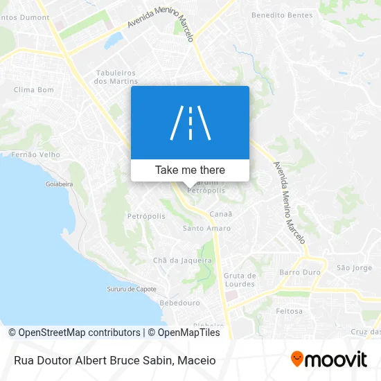 Rua Doutor Albert Bruce Sabin map
