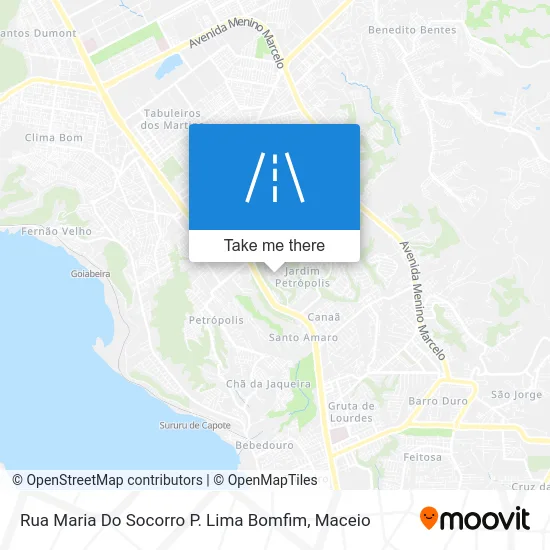 Rua Maria Do Socorro P. Lima Bomfim map