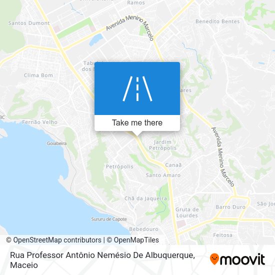 Rua Professor Antônio Nemésio De Albuquerque map