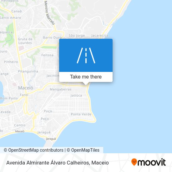 Avenida Almirante Álvaro Calheiros map