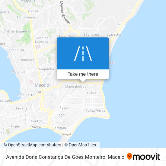 Avenida Dona Constança De Góes Monteiro map