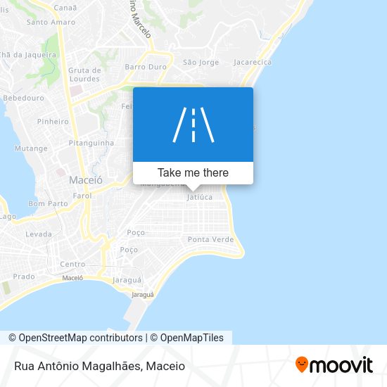 Rua Antônio Magalhães map