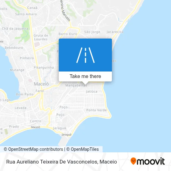 Rua Aureliano Teixeira De Vasconcelos map