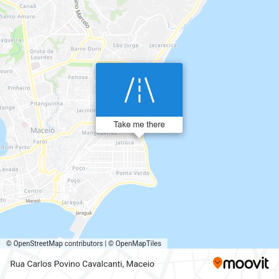 Rua Carlos Povino Cavalcanti map