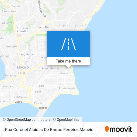 Rua Coronel Alcides De Barros Ferreira map
