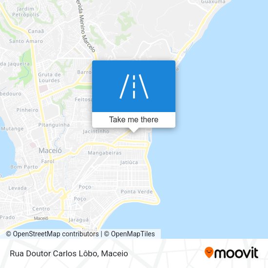 Rua Doutor Carlos Lôbo map